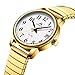 Imagen de LN LENQIN Reloj Mujer Elasticay Relojes Mujeres De Acero Inoxidable Reloj A Prueba de Agua para Las Mujeres AnalóGico Cuarzo Relojes de MuñEca Banda de ExpansióN