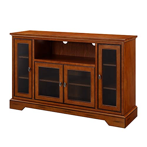 Romeo 52 Inch Wide Highboy Television Stand In Rustic Brown #TOP5