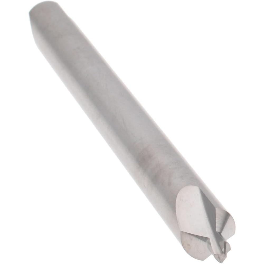 Hertel Combo Drill & Countersink, #4, Solid Carbide, 5/16" Body Diameter, 1/8" Point Diameter, Bright Polished Finish, 118° Angle, 4" OAL, Right Hand Cut