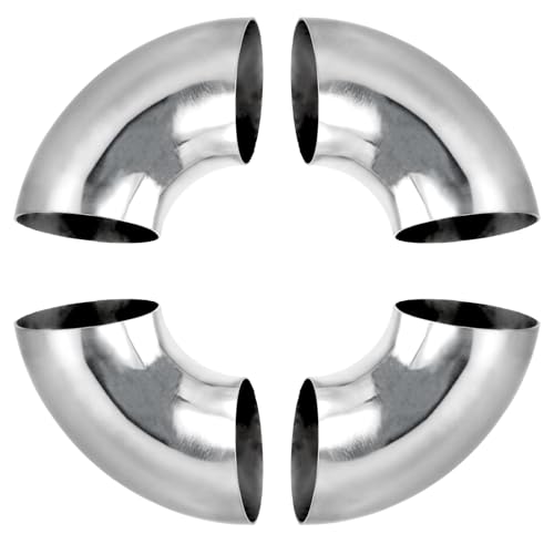 TAICHEUT 4PCS 304 Stainless Steel Mandrel Bend