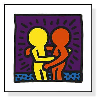 キースヘリング ポスター　アート キース・ヘリング：KH04 Heart ポスター(KH04 Heart)：ポスター