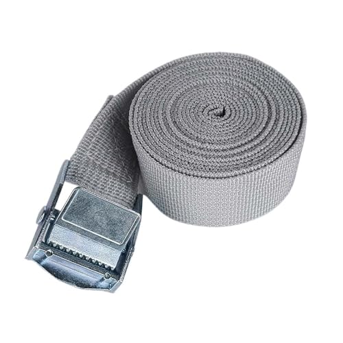Correas de carga de 5 m con hebilla para motocicleta, coche, bicicleta, cuerda de remolque de metal, cinturón de fijación fuerte para bolsa de equipaje (A5)