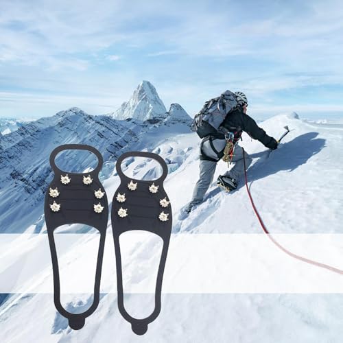Kumprohu Grampos de, chuteiras de para sapatos,Garras de sapato antiderrapantes com 6 pontas | Pinça