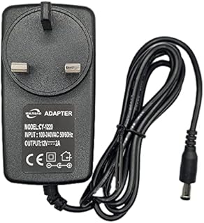 Multibao 12V 2A Power Supply Adapter, AC to DC Power Supply Adapter, AC/DC Converter Adapter Driver Transformer UK Plug 5.5mm*2.1mm for LED light CCTV Camera (1)