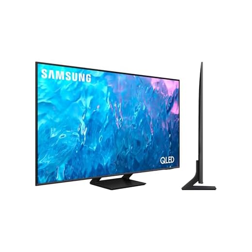 SAMSUNG TV QLED 4K 2023 55Q70C Smart TV de 55" con Tecnología Quantum dot, Motion Xcelerator Turbo+, Smart TV powered by Tizen, Procesador QLED 4K y Q-Symphony