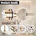 Premium Brass Shower Diverter Cartridge 6-Setting Replacement RP51918 For Delta R11000 R22000 Valve With Installation Tools Rust Resistant Sealed Construction Temperature Resistant Golden