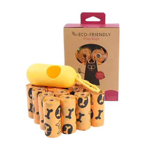 Saquinhos Higiénicos Para Cães Destaca Fácil Cata Caca Vmstark 16 rolos