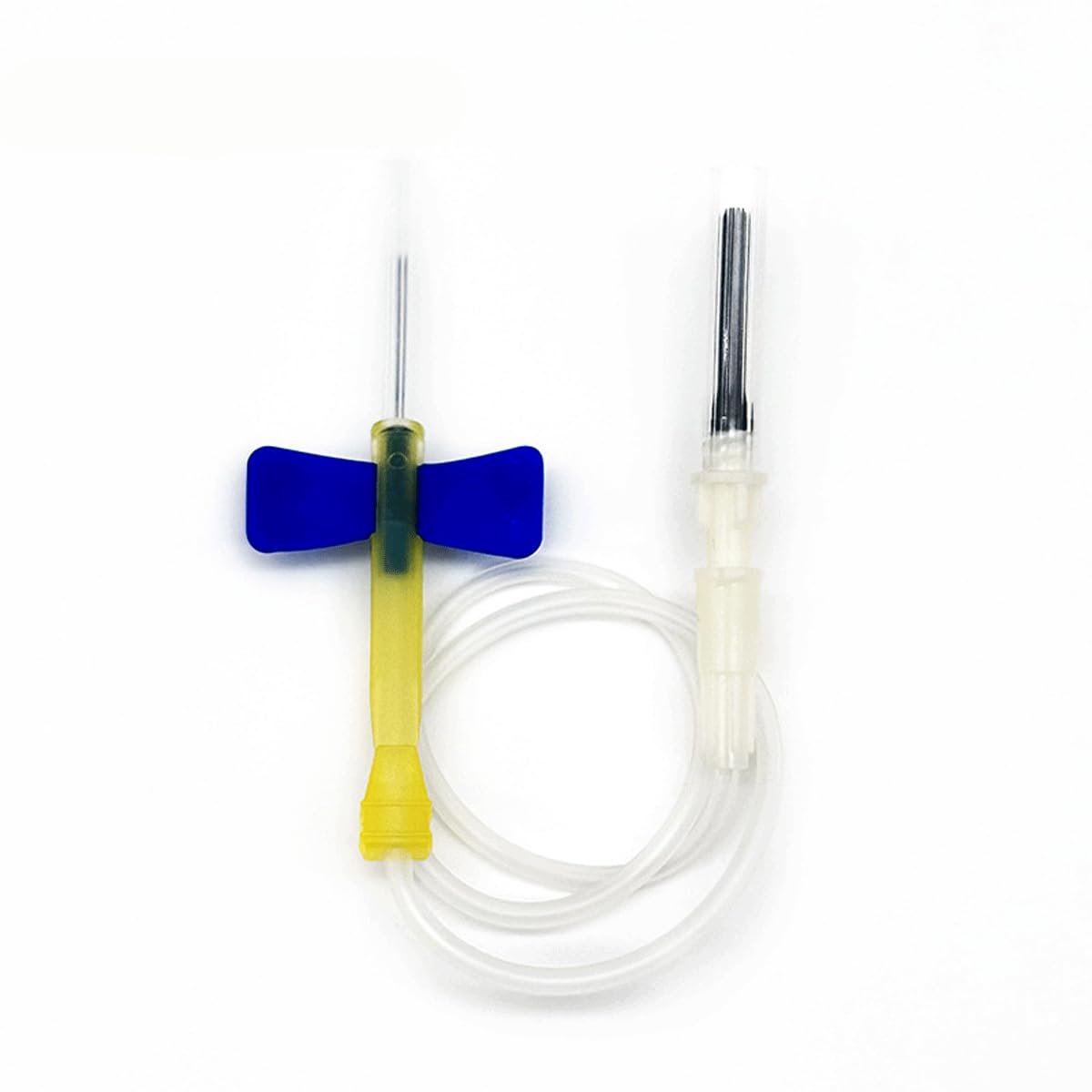 Butterfly N.23G x 1,9 cm x 30,5 cm avec adaptateur Luer Bleu 23 g 50 pièces