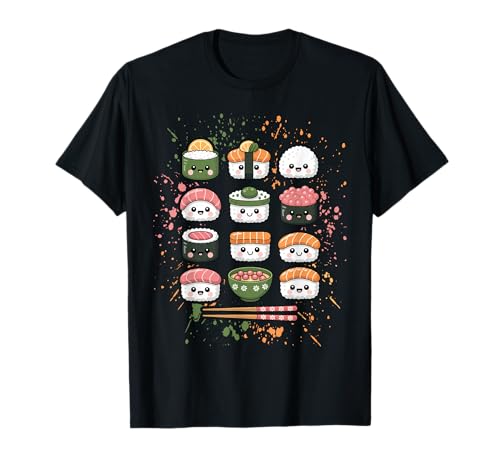 Funny Japanese Food Kawaii Sushi Lovers Anime Otaku T-Shirt