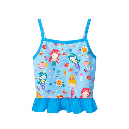Image of Girls Kids Rash Guard Sets 3 Pieces Tankini Bathing Suit Swimwear Long Sleeves Swimsuit for 3-8 Years