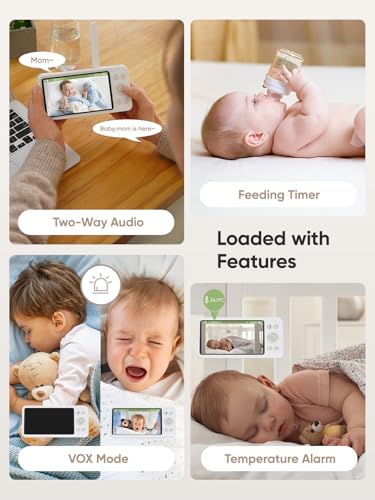bonoch 5.5" 1440p Baby Monitor with Camera and Audio BBM14 の商品画像 8