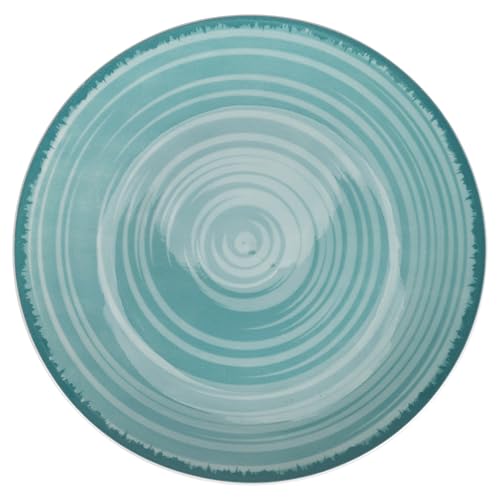 Set 6 Piatto piano in porcellana Ø27cm, Baita Acqua