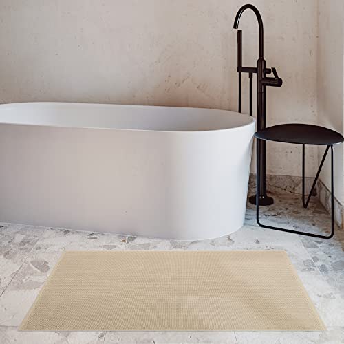 Cotton Paradise rutschfeste Badematten für Badezimmer, 100% Baumwolle, 50,8 x 86,4 cm, weich, saugfähig, schnell trocknend… – Ansicht 2