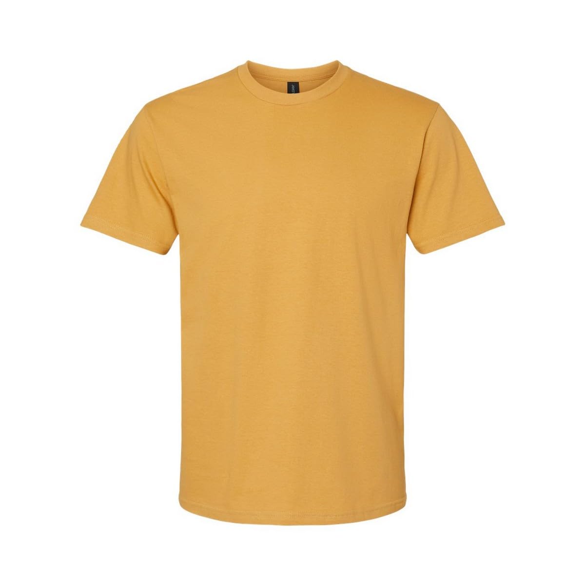 Gildan Men's Mustard Unisex Adult Softstyle Midweight T-Shirt (Xl) (Mustard)