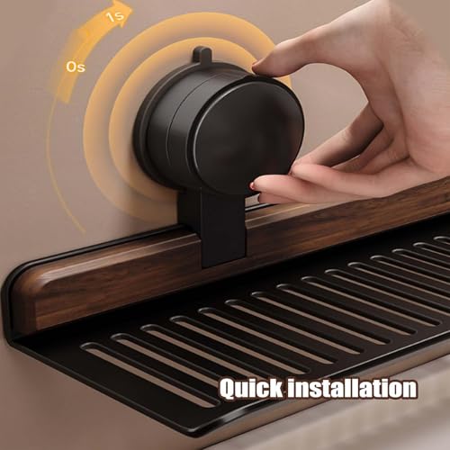 Rangement ventouse amovible pour optimiser l'espace des petits espaces et studios - 8