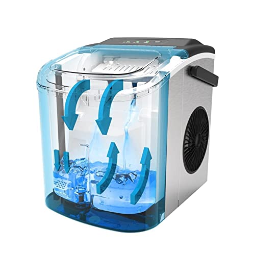 Máquina fabricadora de hielo portátil 26 lbs miniatura 6