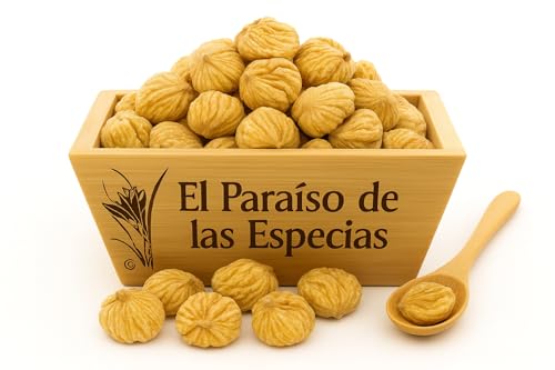 Castaña Pilonga 1000 grs | Castañas Secas Naturales | El Paraíso de las Especias | Naturales, sin azúcares añadidos, ricas en fibra y energía | Ideal para guisos, postres y cremas