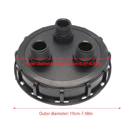 Adaptador de tonelada para contenedor de líquido con sello impermeable duradero 6