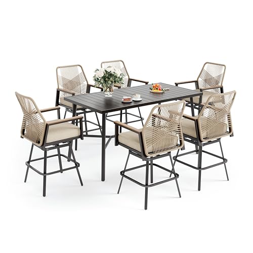 SUNSHINE VALLEY 7-Piece Rattan Set