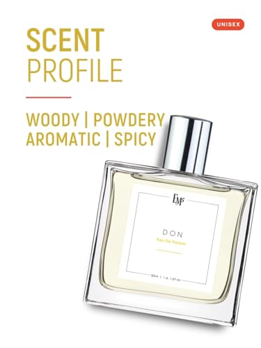 Image of EM5 Don Perfume for Men | Woody Powdery Warm Spicy Fragrance | 50ml Eau de Parfum Spray | Luxury Gift for Him