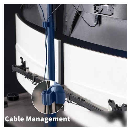 Support d'écran de 27" à 38" bras de fixation de bureau inclinable et pivotant