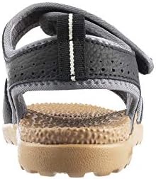 Acorn Men's Everywear Grafton Sandal, lightweight with a cushioned footbed plus soft adjustable leather straps, Black, 13 | Image 5