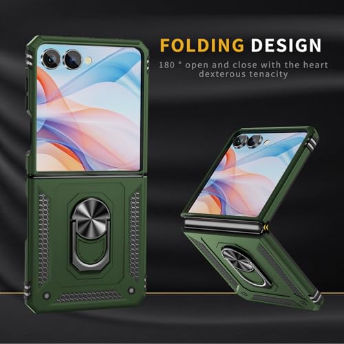 Coque Z Flip 7 Asuwish Army Green - Protection rigide en polycarbonate vert - 7