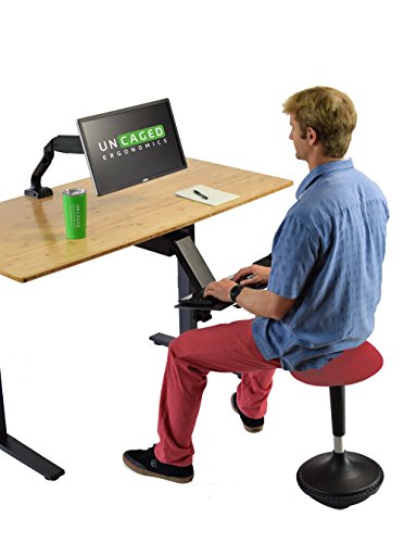 Image of Wobble Stool standing desk chair for active sitting modern sit stand up desk stools high perching perch office chairs tall swivel leaning ergonomic computer balance