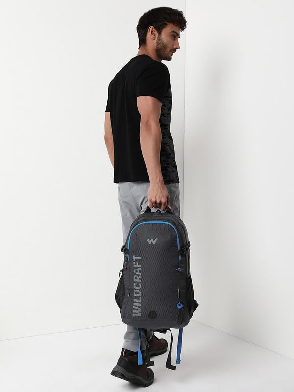 Image of Wildcraft Techpack 30 Casual Backpack for Mens & Womens | Unisex Hiking Backpack (31.5 liter,Black)