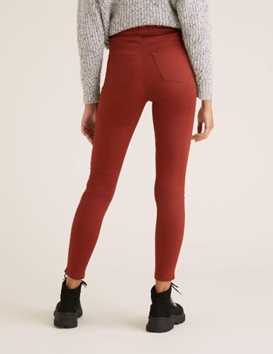 Image of Marks & Spencer Womens Light Wash High Rise Skinny Fit Jegging