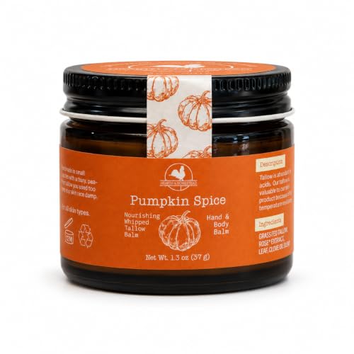 Image of Tallow Balm Pumpkin Spice, Whipped Beef Tallow Face Moisturizer