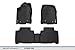 MAXLINER Custom Fit Floor Mats 2 Row Liner Set Black Compatible with 2015-2021 Lexus NX200t 2015-2021 NX300 / NX300h