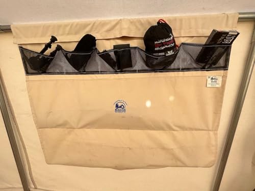 Davis Tent® Hanging Tent Organizer, Multi-Pocket Storage...