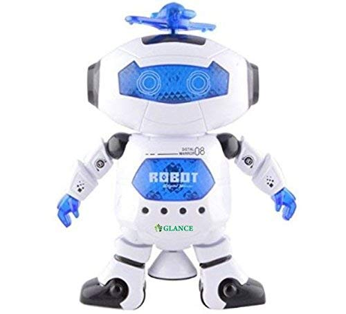 Black Foru Best Musical and Naugty Dancing Robot - 3D Lights and Very Attractive Musical Robot for Kids 2