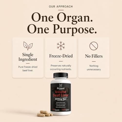 Primal Being Grassfed Beef Liver Capsules