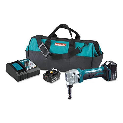 Makita XNJ01T Nibbler kit, 16 gauge, 5.0 Ah