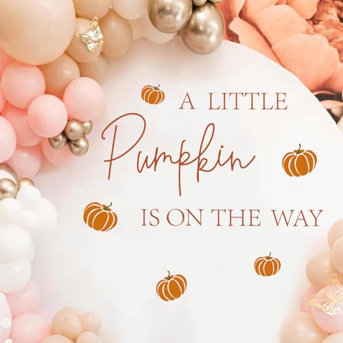 Vinilo decorativo A Little Pumpkin para pared 15.7x35.4 in miniatura 4
