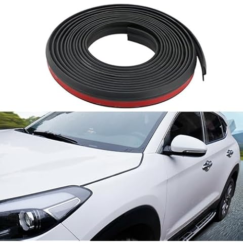 Car Hood Sealing Strip Automotive Weather Stripping Rubber Seal Strip Soundproofing Weatherstrip for Engine Covers Seals Trim Sealant 13.1Ft Cover
