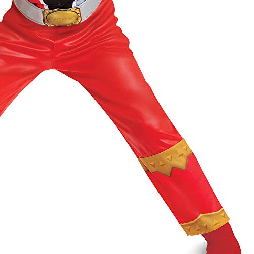 Disfraz Red Ranger talla 4-6 para niños miniatura 6
