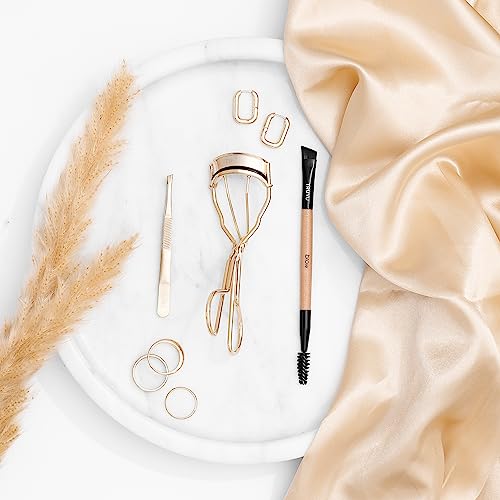 Truyu 24-Carat Gold-Plated Stainless Steel Slant Tip Tweezer