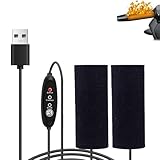 Heizgriffe Motorrad Overgrips, 5V USB Universal Handlebar Grips, 3 Temperaturregelung Einstellbare, Wasserdicht Griffheizung Motorrad Overgrips, Heizung Motorrads Griff für den Winter