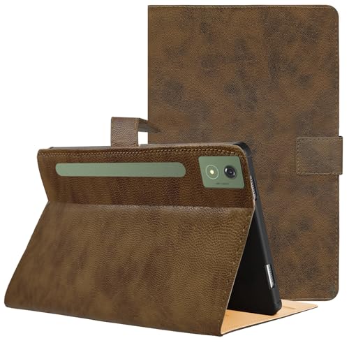 Image of Jkobi Flip Cover Folio Cover for Motorola Moto Pad 60 Pro 12.7 Inch (PU Leather | Multi-Angle Smart Stand | Card Storage Slots | Silicone Back Pouch)