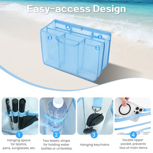 Image of XYFuuee Beach Bag Organizer Insert Divider for X Large Bogg Bag Accessories