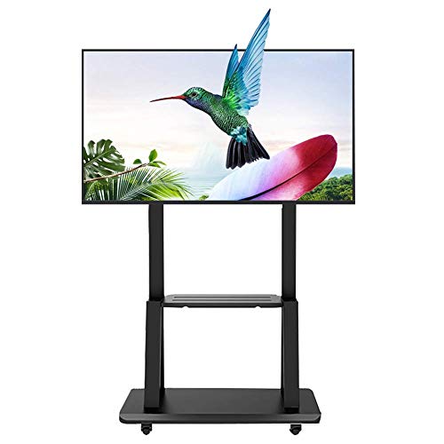 Carro Universal para TV 32-65 pulg con ruedas y bandeja miniatura 6