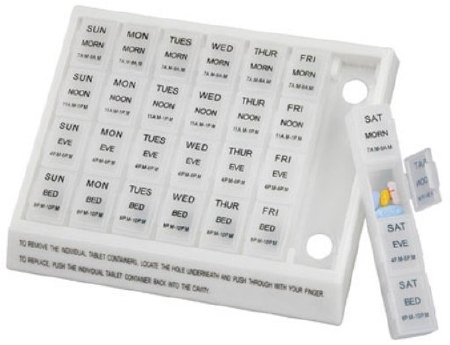Mabis Healthcare Pill Organizer - 640-8223-0000EA - 1 Each / Each