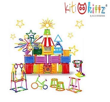 Image of Assembly DIY Colorful Educational Learning Building Smart City Blocks for Kids (ASSEMBLY-400pcs)