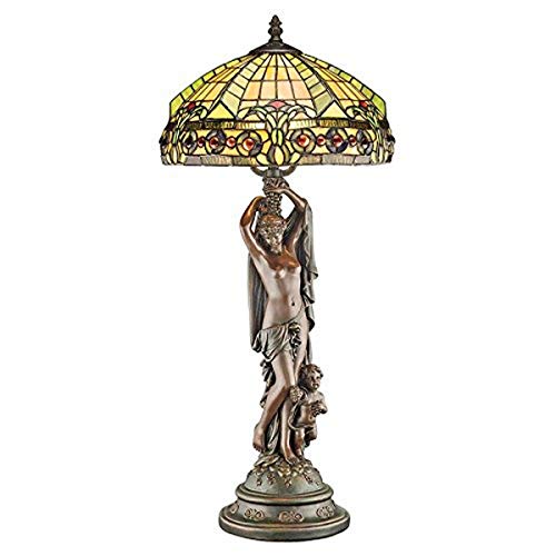 Cheapest 🛒 Design Toscano Lucina, Goddess of Light Stained Glass Lamp Get Discount Offer Design Toscano Lucina, Goddess of Light Stained Glass Lamp