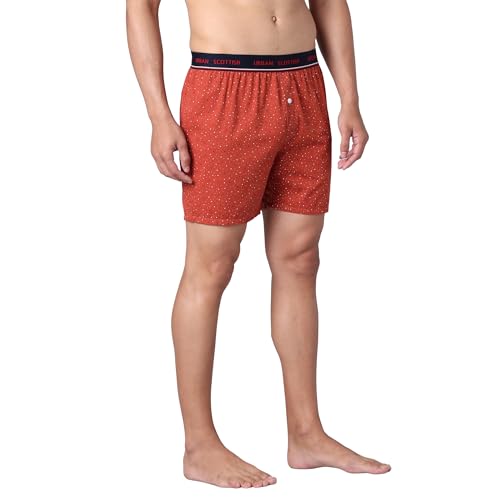 Image of Urban Scottish Men's Boxer Pants 100% Cotton Material with A Stylish Print Soft and Stretchy Elastic Waist Band Dynamic Movement and Hardwearing Stitching Breathable with A Gentle Snug Fit