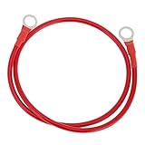 VekAuto 1 Pcs Battery Inverter Cable 10 AWG Gauge 2FT 3/8