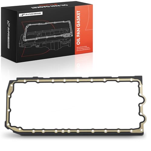 A-Premium 3.0L Engine Oil Pan Gasket Set, Compatible with BMW 325i, 325xi, 328i xDrive, 328xi, 330i, 330xi, 335i, 335xi, X5, 525i, 528i, 528xi, 530i, 530xi, 535i, 535xi, X3, 435i, X1, 640i, M235i